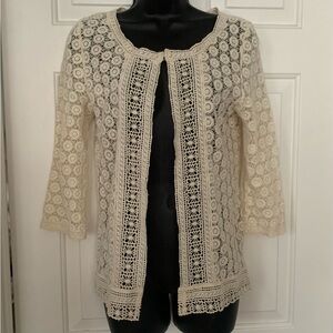 Massimo Dutti Cotton Cardigan Sweater XS